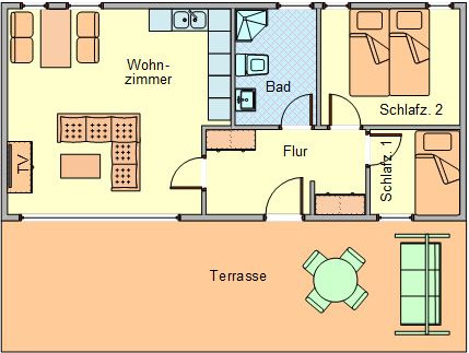 Grundriss Bungalow Karpfen